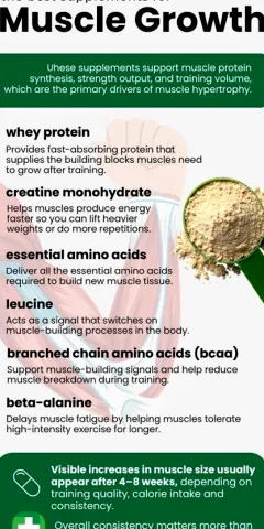 Best Legal Supplements for Muscle Growth: What Actually Works