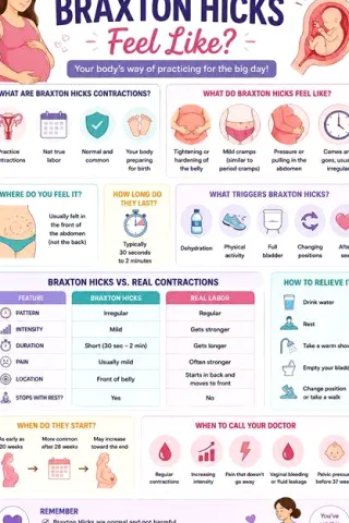 What Do Braxton Hicks Contractions Feel Like-and How Can You Tell It Isn't Labor?