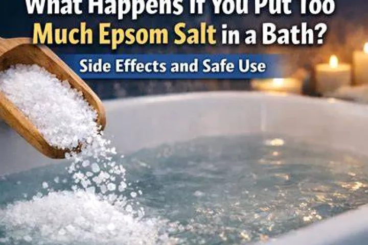 Too Much Epsom Salt in a Bath: Effects, Next Steps, and Safer Use